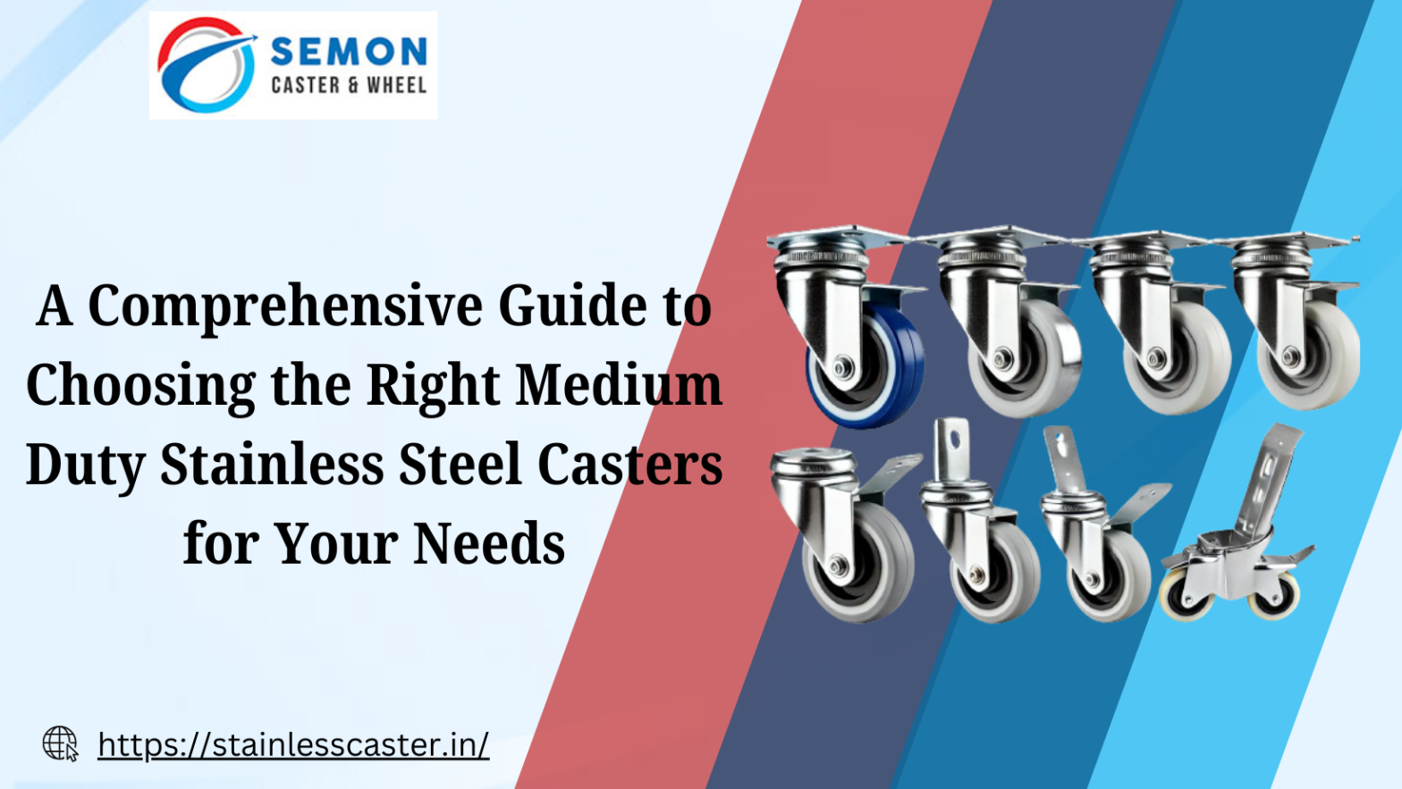Medium Duty Stainless Steel Casters
